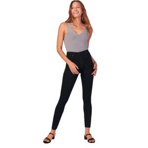 Abercrombie & Fitch Simone High Rise Super Skinny Black Jeans, size 29/8R